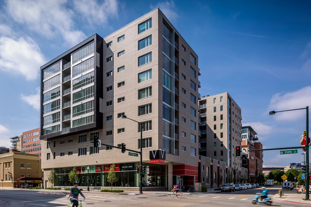 Verve luxury apartments, development & construction by The Opus Group